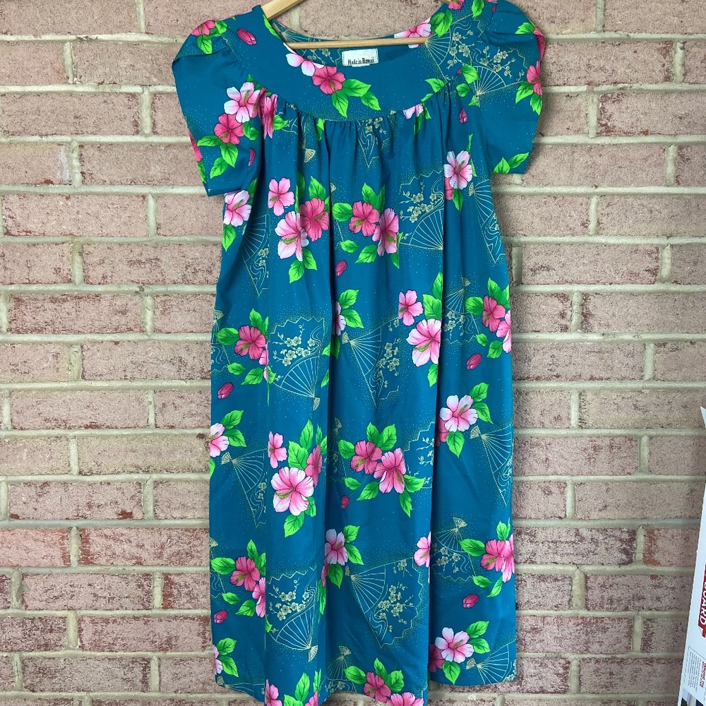 Vintage Hawaiian Dress Hawaii